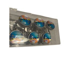 Coastal Reef Shower Curtain Hooks Set of 12 Ocean Sea Life Bathroom Decor